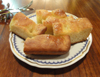Cut focaccia